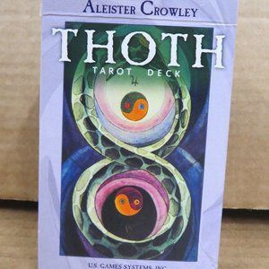 Aleister Crowley THOTH Tarot 78 Card Deck and Guidebook COMPLETE